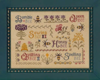 Stickvorlage Elizabeths Designs - Antique Bee Sampler