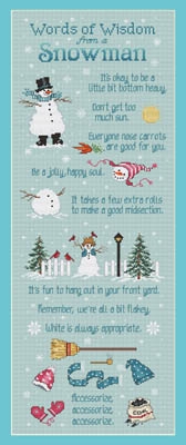 Stickvorlage Sue Hillis Designs - Snowman Wisdom