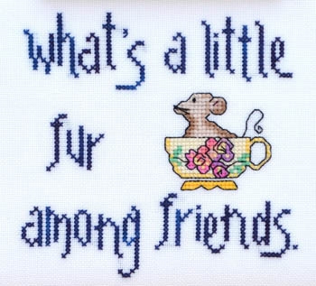 Stickvorlage MarNic Designs - Whats A Little Fur Amoung Friends