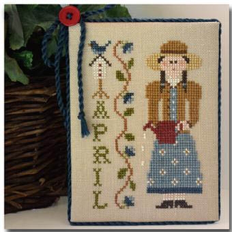 Stickvorlage Little House Needleworks - Calendar Girls - April