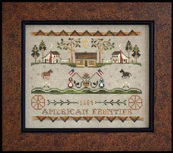 Stickvorlage Little House Needleworks - Tumbleweeds 3 American Frontier