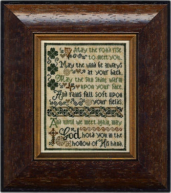 Stickvorlage Erica Michaels - Olde Irish Blessing