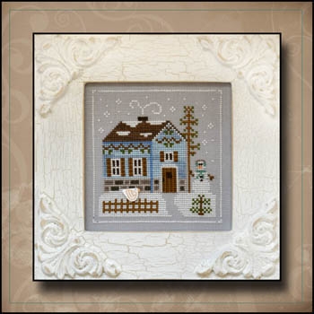 Frosty Forest 7 Snowgirls Cottage - Country Cottage Needleworks (Stickvorlage)