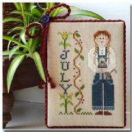 Stickvorlage Little House Needleworks - Calendar Girls - July