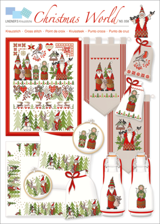 Christmas World - Lindners Kreuzstiche (Stickvorlage)