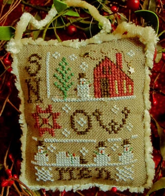 Snowmen Everywhere w/charm - Homespun Elegance Ltd (Stickvorlage)