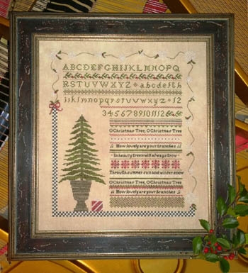 Stickvorlage Samplers Not Forgotten - O Christmas Tree