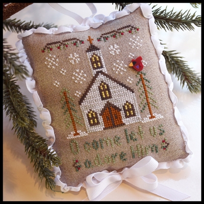 Stickvorlage Country Cottage Needleworks - Classic Collection - Let Us Adore Him