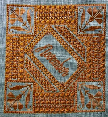 Stickvorlage Northern Expressions Needlework - November - Topaz