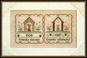 Stickvorlage Country Cottage Needleworks - Furry Friends