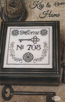 Stickvorlage Jeannette Douglas Designs - Key To Home