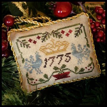 Stickvorlage Little House Needleworks - Sampler Tree - Three Crowns