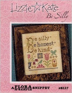 Stickvorlage Lizzie Kate - Be Silly Flora McSample w/charm