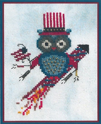 Stickvorlage The Stitchworks - Uncle Sam Whoo (Ausverkauf)