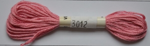 Soie dAlger Seidenstickgarn - Farbe 3012 kühles rot
