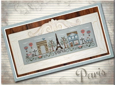 Stickvorlage Country Cottage Needleworks - Afternoon In Paris