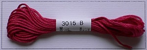 Soie dAlger Seidenstickgarn - Farbe 3015 kühles rot