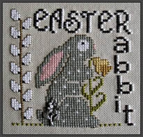 Stickvorlage Hinzeit - Easter Rabbit w/charm