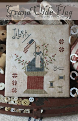 Stickvorlage With Thy Needle & Thread - Grand Olde Flag (Ausverkauf)