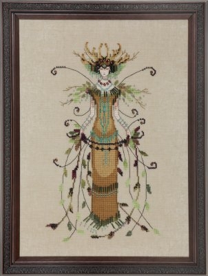 Stickvorlage Nora Corbett - The Willow Queen (Black Forest Pixies)