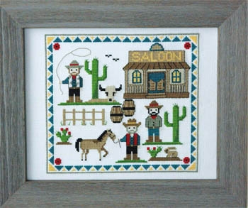 Stickvorlage Tiny Modernist Inc - Cute Cowboys (Ausverkauf)