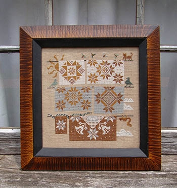 Stickvorlage Carriage House Samplings - Quaker Quilts