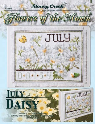 Stickvorlage Stoney Creek Collection - Flowers Of The Month July