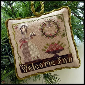 Stickvorlage Little House Needleworks - Sampler Tree - Welcome Inn