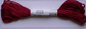 Soie dAlger Seidenstickgarn - Farbe 3026 magenta extra
