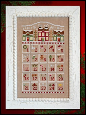 Stickvorlage Country Cottage Needleworks - Countdown To Christmas
