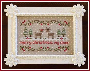 Stickvorlage Country Cottage Needleworks - Merry Christmas My Deer