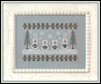 Stickvorlage Country Cottage Needleworks - Snowmen