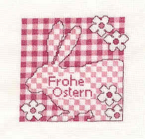 Stickvorlage Gisela Süskind Frohe Ostern 2016