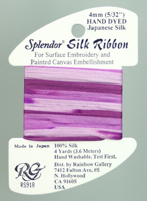 Rainbow Gallery Splendor Silk Ribbon Farbe Antique Violet