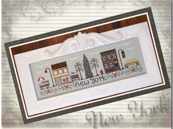 Stickvorlage Country Cottage Needleworks - Afternoon In New York