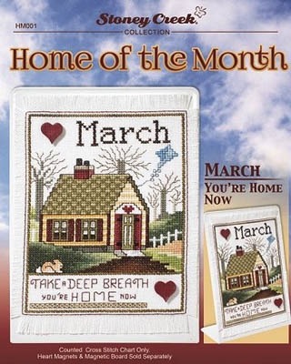 Stickvorlage Stoney Creek Collection - Home Of The Month March