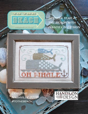 Stickvorlage Hands On Design - To the Beach - Oh Whale