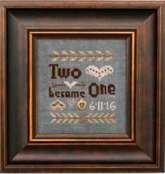 Stickvorlage Heart In Hand Needleart - Two Become One (w/emb)