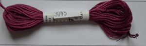 Soie dAlger Seidenstickgarn - Farbe 3045 rot violett / lila extra