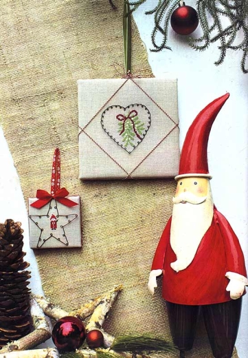 MWI Stickgalerie Flasdick - Mistelzweig & Mini-Nikolaus