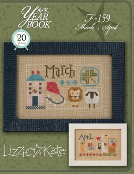 Stickvorlage Lizzie Kate - Yearbook Double Flip March & April