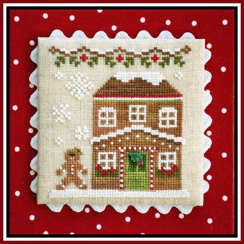 Stickvorlage Country Cottage Needleworks - Gingerbread Village 8 Gingerbread House 5