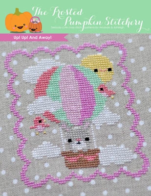 Stickvorlage Frosted Pumpkin Stitchery - Up Up And Away (Ausverkauf)