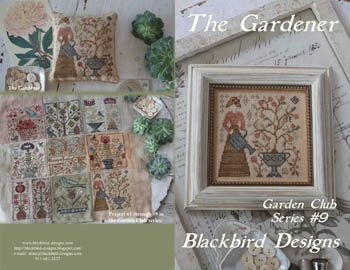 Stickvorlage Blackbird Designs - The Gardener (Garden Club)