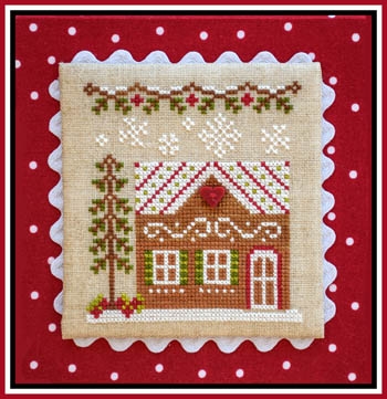 Stickvorlage Country Cottage Needleworks - Gingerbread Village 10 Gingerbread House 7