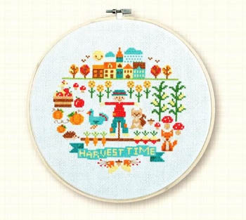 Stickvorlage Tiny Modernist Inc - Harvest Time (Ausverkauf)