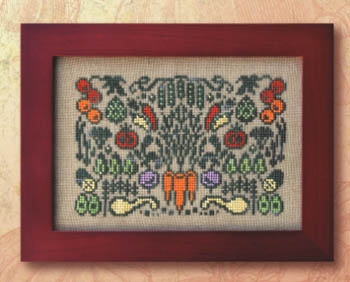 Stickvorlage Ink Circles - Arranging Vegetables (Ausverkauf)