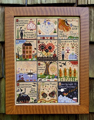 A Year At Hawk Run Hollow - Carriage House Samplings (Stickvorlage)