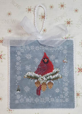 Stickvorlage Blackberry Lane Designs - When Cardinals Appear