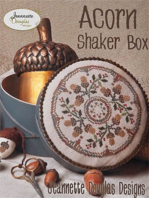 Stickvorlage Jeannette Douglas Designs - Acorn Shaker Box